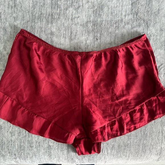 Primark Red Satin Sleep Short - Picture 2 of 4